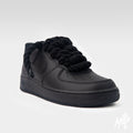 Nike Air Force 1 Black Custom Laces